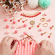 Nbeads 33 Pcs Knitting Accessories Kit Including Dark Red Knitting Row Counter Chains 09 Number Stitch Markers 2 Colors Silicone Knitting Needle Stoppers Yarn Guide Finger Ring For Knitting Project
