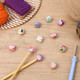 Gjinxi 18 Pcs Knitting Needle Stoppers Hexagon Knitting Stitch Holders Needle Caps Silicone Point Protectors For Knitting Accessories And Gadgets