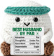 Jeangamo Dad Birthday Gifts From Daughter Son Wife Golf Daddy For Men Fathers Funny Handmade Crochet Golf Ball Accessories For Dad Daddy Papa Bonus Best Dad By Par Christmas Desk Decor