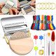 Jeyermier Patchmaker 20 Kit Portable Patch Darning Kit For Beginners Speedweve Darning Loom To Repair Holes On Socks Clothes and Jeans Knit Patch Repair Tool For Quickly Sewing Repair 14 Hooks