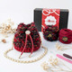 Nytale Beginner Crochet Kit For Adults Midnight Rose Mini Bucket Bag Diy Knitting Starter Pack With Luxury Velvet Yarn Pearl Chain and StepByStep Video Tutorials Beginner Friendly