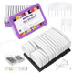 Uotey Knit Blocking Pins Kit 20Pcs Knit Blockers Combs Pins 110 TPins For Blocking Knitting Crochet Needlework Projects Knitting Block Pins Tool For Blocking Mats