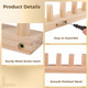 Omistar 236 Chunky Knitting Blanket Loom Wooden Diy Weaving Loom Kit Adjustable Modular Blanket Frame Includes Assembly Hardware 2In1 Knitting Loom For Blankets Throws Afghans Wood