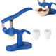 Lyreh Large Safety Eye Tool For Amigurumi Crochet and Stuffed Animals 545Mm Crocheting Eyes Auxiliary Tool With Adapters Professional For Big Special Safety Eyes Making Supplies Blue