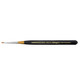 Kingart Premium Original Gold 9450M0 Micro Detail Chisel Blender Mini Thick Handle Series Artist Brush Golden Taklon Synthetic Hair For Acrylic Watercolor Gouache Painting Size 0