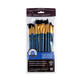 Royal and Langnickel 9300 Series 10760Zip N Close 12Piece Black Taklon Brush Set 1 Rset9301