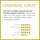 Kingart 1000H 4 Pc Original Gold Series Premium Golden Taklon Multimedia Artist Brush Set Short Handle Set Of 4 Assorted Styles