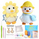 Swiftgo Crochet Kit For Beginners 2Pcs Duck Crochet Animal Kits With StepByStep Video Tutorials Beginner Amigurumi Crochet Starter Kit For Adults Kids Holiday Birthday