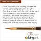 Kingart 1010B Premium 6 Pc Finesse Series Watercolor Artist Brush Set Synthetic Kolinsky Sable Blend Curated Brush Shapes And Sizes Short Handle