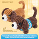 Morejmtt Crochet Kit For Beginners Learn To Crochet Include Easy Knitting Soft Yarn StepByStep Video Tutorial Hook Holiday Birthday For Adults Sausage Dog