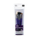 Royal and Langnickel Moderna 5Pc Variety Brush Set For All Painting Mediums Includes Oval Wash Angular Shader Fan and Round Brushes