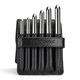 Escoda 1526 Ultimo Series Artist Watercolor Travel 6 Brush Set In Black Synthetic Leather Wallet Synthetic Squirrel