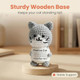 Lanxialore Crochet Cat Emotional Support Handmade Positive Cat Desk Buddy Cute Inspirational For Women Coworkers Friends Thinking Of You and Stress Relief Mothers Day