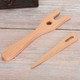 Naroote Knitting Fork And Eye Needle Kit 2Pcs Wooden Knitting Fork Tool Set Fork For Jewelry And Accessory Weaving For Diy Hand Embroidery Lovers