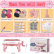 Pkhouhyi Sentro Knitting Machine Sentro 48 Needles Knitting Machine With Row Counter Automatic Circular Weaving Spinning Knitting Loom Machine Kit For Adults And Beginners For Hats/Scarf/Sweater/Kintting Toys