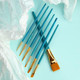 Royal and Langnickel Brush Manufacturing Royal And Langnickel Zip N Close 7Piece Brush Set Gold Taklon