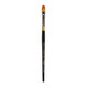 Kingart Premium Original Gold 950012 Filbert Series Artist Brush Golden Taklon Synthetic Hair Short Handle For Acrylic Watercolor Oil And Gouache Painting Size 12