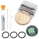 Leyjin Patch Maker 20 Kit Portable Darning Loom For Beginners Knit Patch Kit For Holes Repair On Socks Clothes and Jeans Patchwork Weaving Tool Set For Quick Sewing Mending 14 Hooks