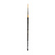 Kingart Original 9375 Series Size 10/0 Golden Taklon MidLength Liner Black/Gold