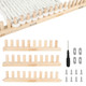 Lpaby 46 Chunky Blanket Loom Knitting Loom Chunky Yarn Loom Wooden Peg Hand Knitting Yarn Chunky Blanket Kit 46 Inch