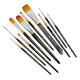Kingart Original Gold Taklon Paint Brush Set