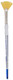 Royal and Langnickel Lang Nickel SoftGrip Fan Paintbrush Gold Taklon Size 6