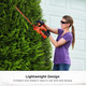 beyond by BLACK+DECKER 20V MAX Hedge Trimmer Kit, 18-Inch (LHT218D1AEV) , Orange