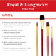 Royal and Langnickel Brush Camel Value Pack Brush Set 3/Pkg