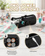 Voph Lightweight Mini Sewing Machine For Beginners Complete Handheld Sewing Kit Ideal For Home Use Fixes and Craft Making Black