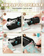 Voph Lightweight Mini Sewing Machine For Beginners Complete Handheld Sewing Kit Ideal For Home Use Fixes and Craft Making Black
