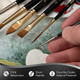 Silver Brush Limited 7100S6 Renaissance Pure Red Sable Short Handle Premium Quality Brush Round Size 6