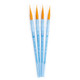 Royal and Langnickel CrafterS Choice Gold Taklon Detail Brush Set 4/Pkg