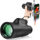 Tydeux 10X42 K9 Prism Waterproof Monocular Telescope For Wildlife Bird Watching Hunting Camping Travel Secenery