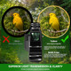 Tydeux 10X42 K9 Prism Waterproof Monocular Telescope For Wildlife Bird Watching Hunting Camping Travel Secenery