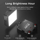 Ulanzi Select Vl81 3000Mah BiColor Led Video Light W Softbox 3200K5600K+Cri95 Rechargeable Camera Light 3 Cold Shoe Mount For Dslr/Gopro/Sony/Canon/Iphone Vlog Filming Tiktok Live and Photography