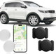 Hongtop H Gps Tracker For Vehicles Real Time Gps Tracker For Car Work With Apple Find MyIos Only No Monthly Fee Mini Tracker Device For Vehicles Black 2Pcs