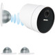 Uyodm 2 Pack Metal Wall Mount Compatible With Simplisafe Outdoor Security Camera 360 Adjustable Easy To Install And Remove Camera Not Included White