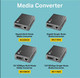 TpLink Fast Ethernet Sfp To Rj45 Fiber Media Converter Fiber To Ethernet Converter 10/100Mbps Rj45 Port To 100BaseFx SingleMode Fiber Mc110Cs