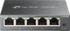 TpLink 5Port Gigabit Ethernet Easy Smart Switch Plug And Play Desktop Sturdy Metal W/Shielded Ports Limited Lifetime Replacement TlSg105E Black