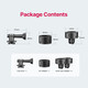 Ulanzi Select Tripod Mount Accessories For Action Camera Go Quick Ii Basic Set Magnetic Quick Release Adapter For Tripod/Bike/Helmet/Clamp Clip Mount/Suction Cup