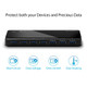 TpLink 2Nd Gen TpLink 7Port Usb 30 Ultra Slim Hub Including 3 Bc 12 Charging Ports Up To 5V / 15A Compatible With Windows Mac Chrome and Linux Os With Power On/Off Button Uh700