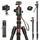 Ulanzi Tt31 724 Claw Quick Release Aluminum Camera Tripod and Monopod Panorama 360 Ball Head Detachable W 180 Revertible Legs Up Load 882Lb For Sony/Canon/Nikon/Fujifilm And More