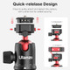 Ulanzi Tt31 724 Claw Quick Release Aluminum Camera Tripod and Monopod Panorama 360 Ball Head Detachable W 180 Revertible Legs Up Load 882Lb For Sony/Canon/Nikon/Fujifilm And More