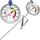 Temppro Candy Thermometer With Pot Clip 9 Long Probe Deep Fry Oil Thermometer For Frying and Candy Making Fryer Cooking Thermometer For Chocolate Caramel Brewing and Baking Previously Thermopro