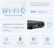 TpLink Roam 6 Ax3000 DualBand WiFi 6 Travel Router MultiGig Portable Openvpn Wireguard Public Network Sharing Hotel/Cruise Approved Phone Tethering Usb 30 MultiMode TlWr3002X