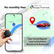 Naibudx Car Gps Tracker No Subscription Fees Required UltraStrong Magnetism MiniSized And Portable With A 1Year Battery Life Android Only