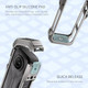 Tilta Full Camera Cage Compatible With Insta360 X5 Titanium Gray Protective Armor Rotatable Lens Support Quick Release Lightweight Durable Aluminum and Stainless Steel