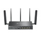 TpLink Er605 V2 Wired Gigabit Vpn Router Up To 3 Wan Ethernet Ports + 1 Usb Wan Spi Firewall Smb Router Omada Sdn Integrated Load Balance Lightning Protection