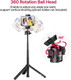 Ulanzi Select Mt16 2In1 Mini Tripod Selfie Stick For Iphone Camera Mount 360 Ball Head and Cold Shoe Lightweight Tripod Stand For Iphone 1712 Series/Dji Osmo/Insta360 Action Cam Vlogging Travel Dslr