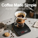 Thinkscale Coffee Scale With Timer Rechargeable 2Kg/01G Accurate Espresso Scale 3Mode Timer Digital Coffee Scale For PourOver Espresso French Press Kitchen Use